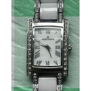 Anne Klein White And Silver Tone Women’s Quartz Watch